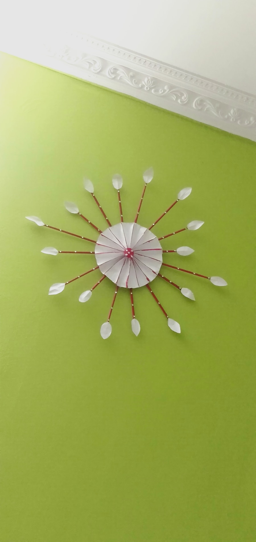 Photo "Fan-shaped wall lamp is suitable for Chinese corridor"