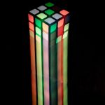 Photo crystal wall lamp