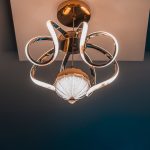 Photo brass floor lamp