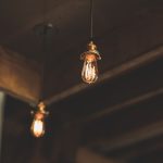 Photo wood beam restaurant light