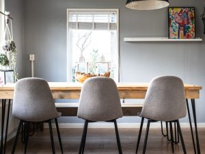 Photo eclectic dining room